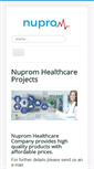 Mobile Screenshot of nuprom.com