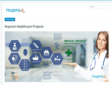 Tablet Screenshot of nuprom.com